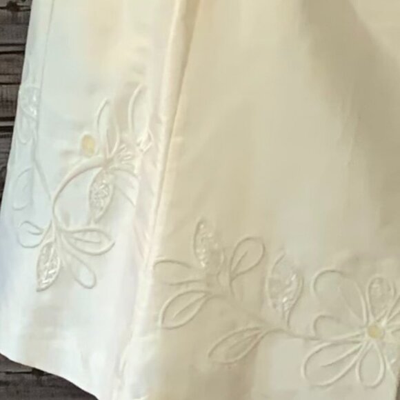 BCBGMAXAZRIA Pleated Bust A-Line Silk Beaded Embroidered Mini Dress - Picture 4 of 8